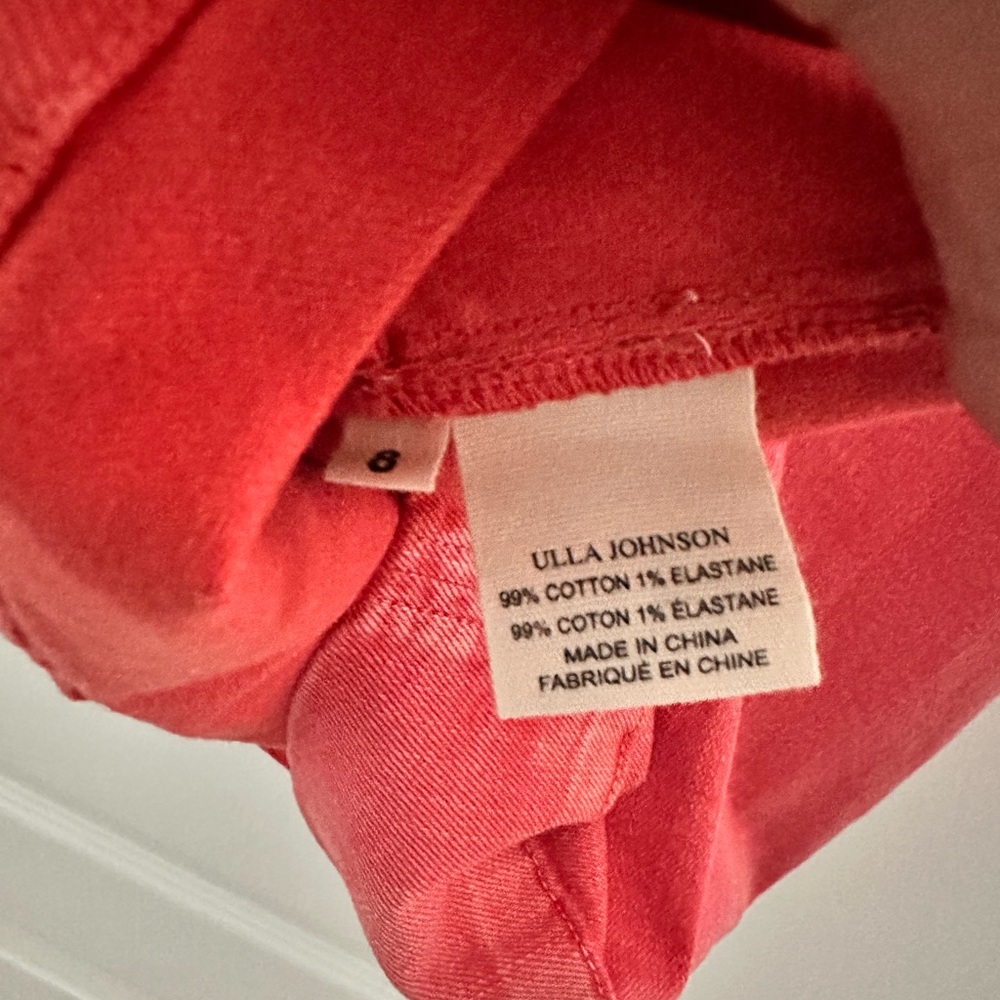 Ulla Johnson Mona coral soft Jean dress 8 - Picture 7 of 8